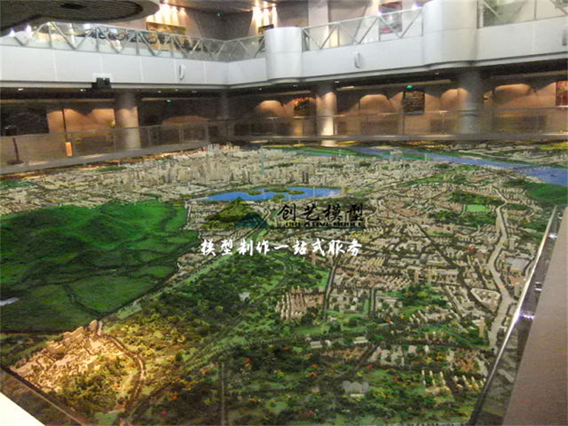 南京城市整体规划沙盘
